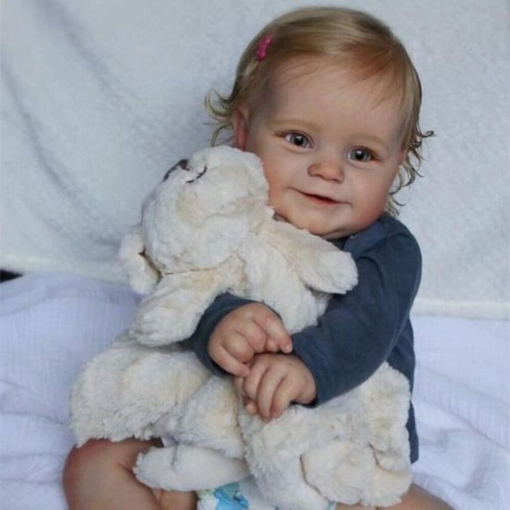 Reborn Lifelike Baby Dolls, Soft Realistic Silicone Newborn Girl 20 Inch